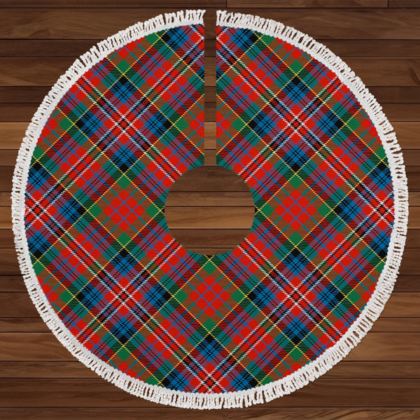 Kidd Rock and Wheel Ancient Tartan Christmas Tree Skirt