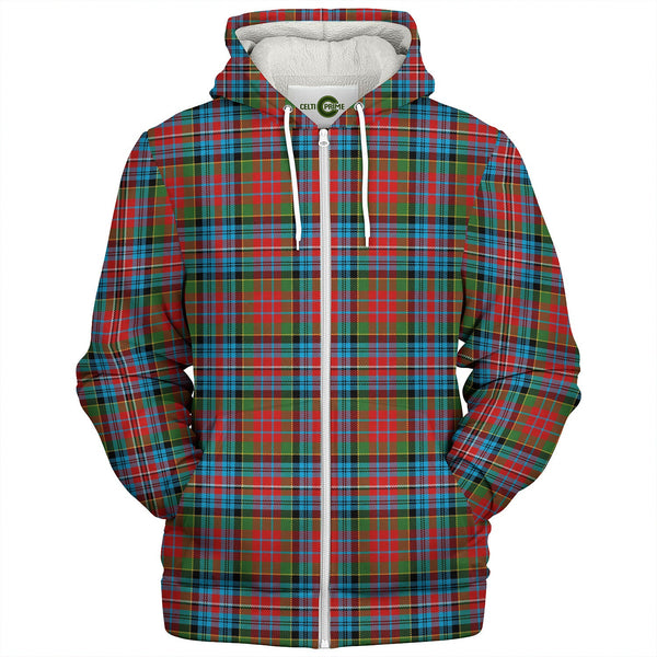 Kidd Rock and Wheel Modern Tartan Sherpa Hoodie