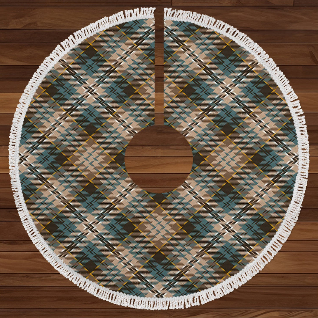 Kidd Weathered Clan Badge Tartan Christmas Tree Skirt