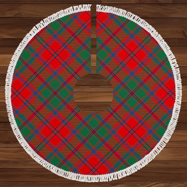 Kilbarchan Modern Tartan Christmas Tree Skirt