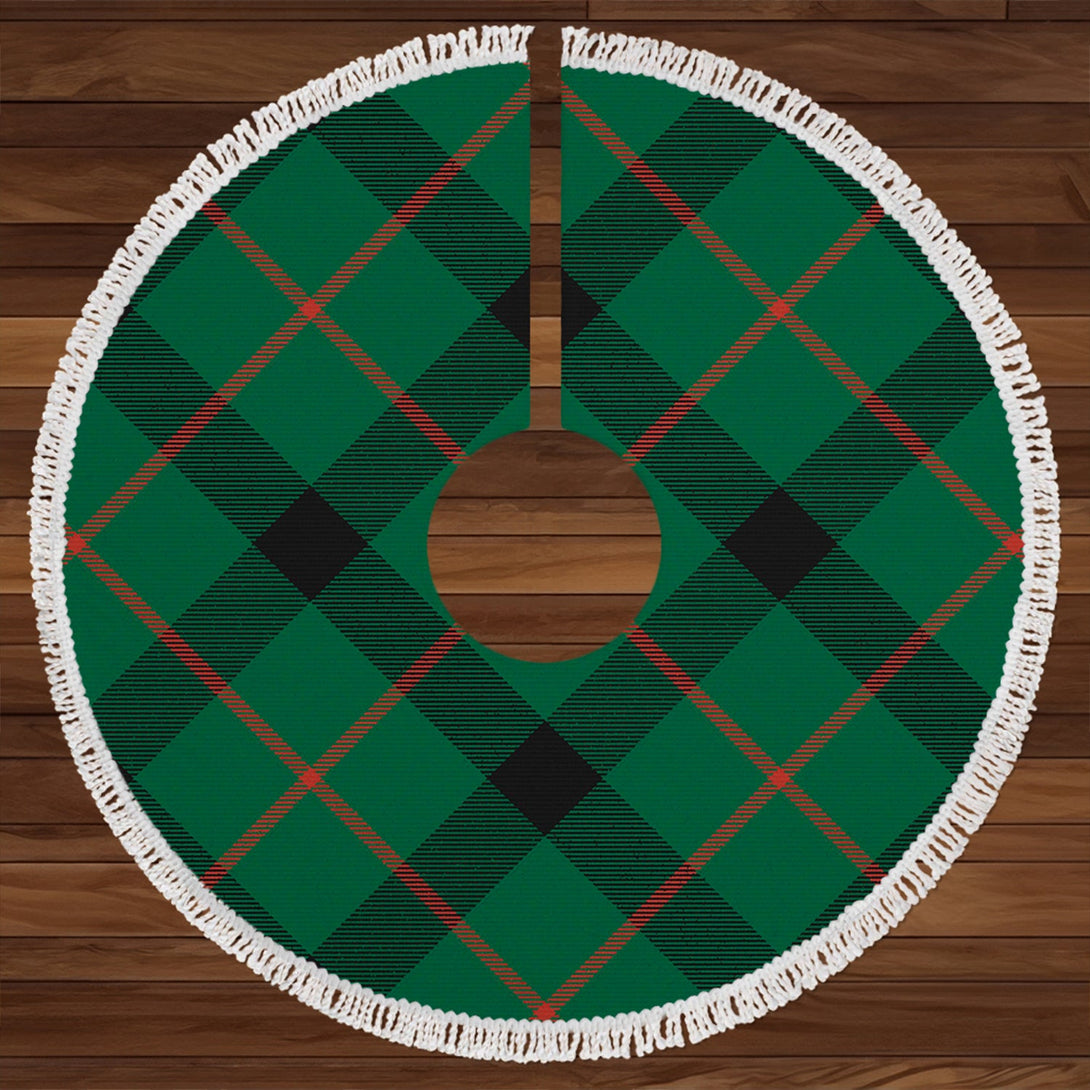 Kincaid Modern Clan Badge Tartan Christmas Tree Skirt