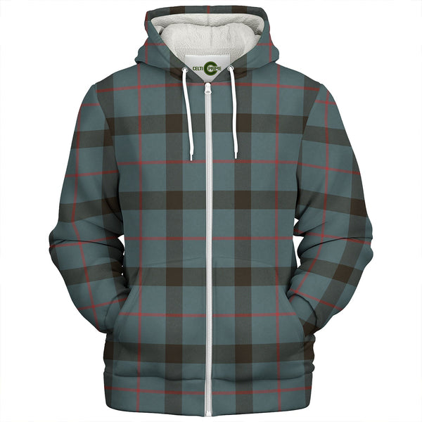 Kincaid Weathered Clan Badge Tartan Sherpa Hoodie