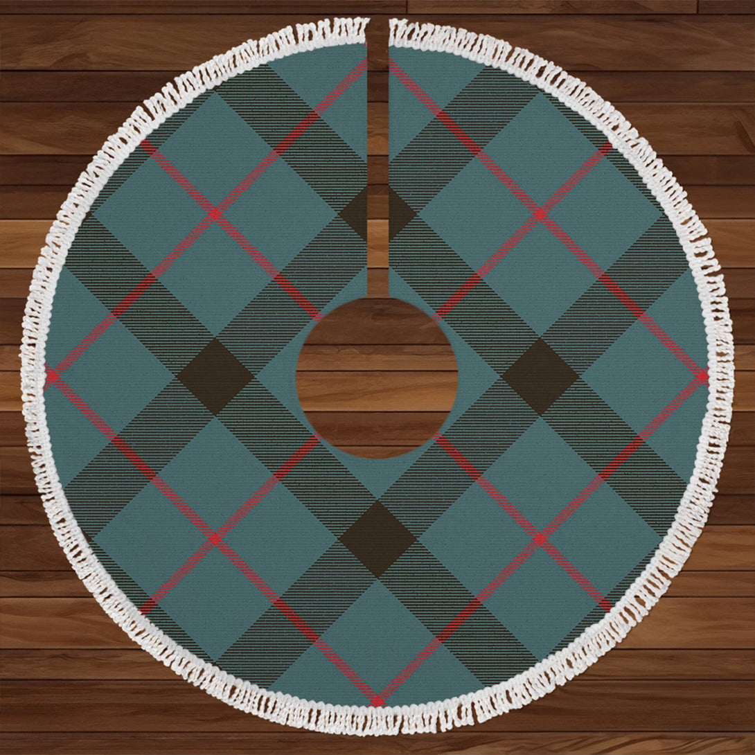 Kincaid Weathered Clan Badge Tartan Christmas Tree Skirt