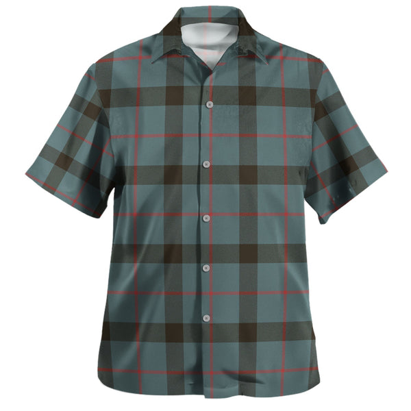 Kincaid Weathered Clan Badge Tartan Hawaiian Shirt