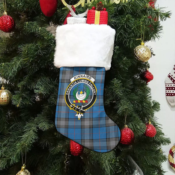 Kinnaird Ancient Clan Badge Tartan Christmas Stocking