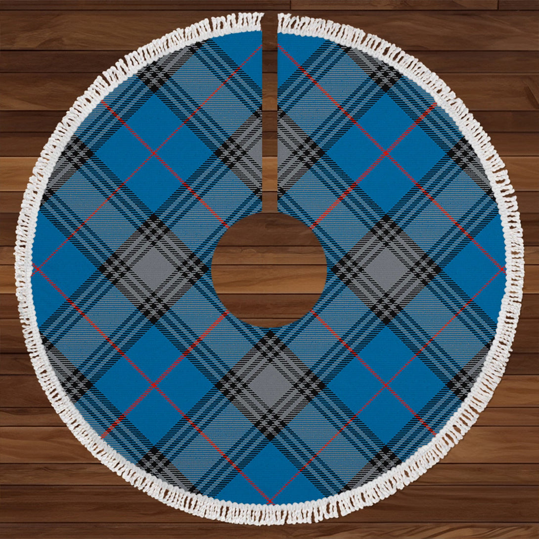 Kinnaird Ancient Clan Badge Tartan Christmas Tree Skirt