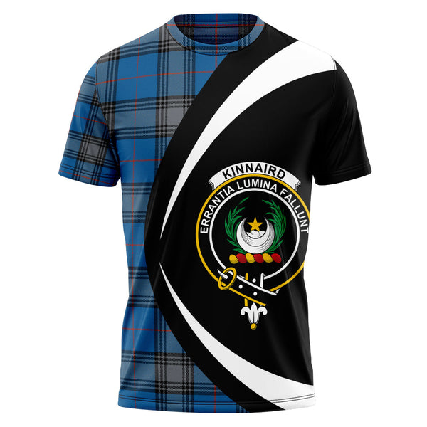 Kinnaird Ancient Clan Badge Tartan T-Shirt Circle Style Personalized