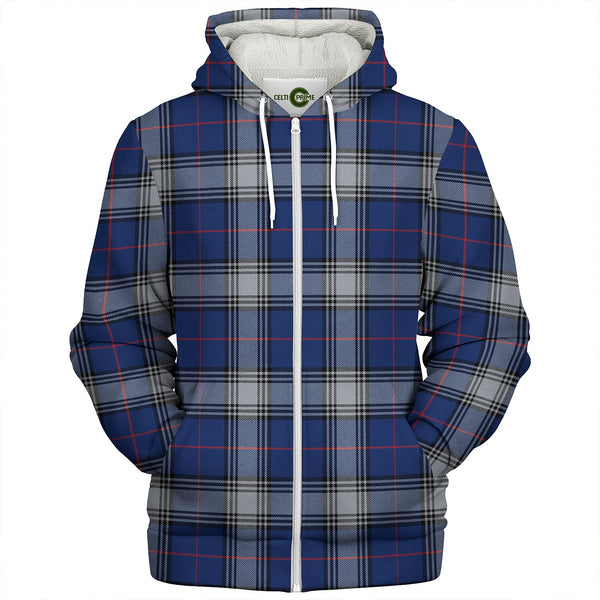 Kinnaird Modern Clan Badge Tartan Sherpa Hoodie