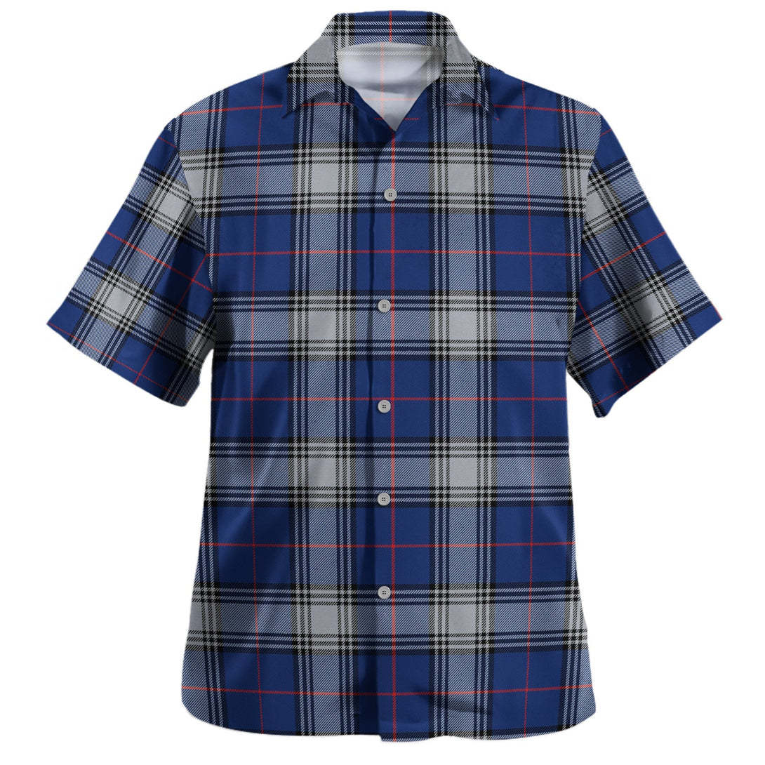 Kinnaird Modern Clan Badge Tartan Hawaiian Shirt