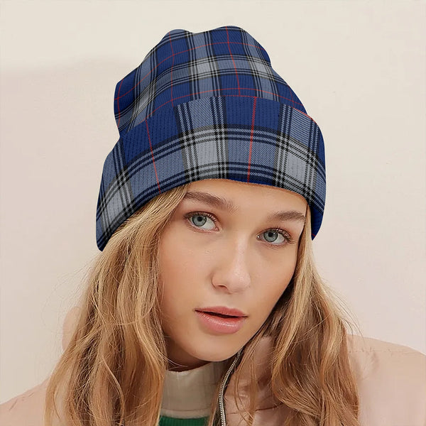 Kinnaird Modern Clan Badge Tartan Knitted Beanie