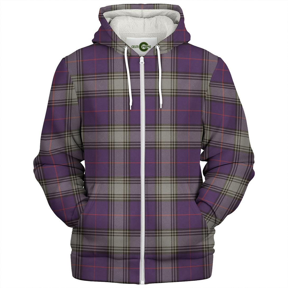 Kinnaird Weathered Tartan Sherpa Hoodie