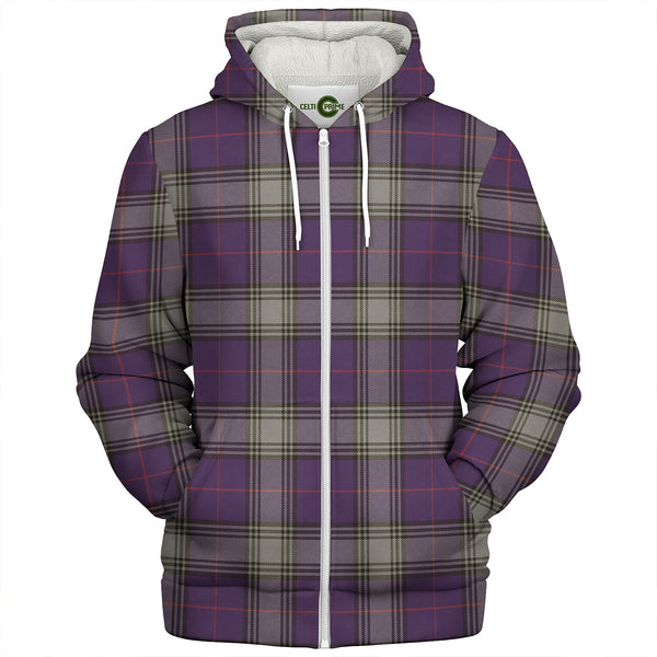 Kinnaird Weathered Clan Badge Tartan Sherpa Hoodie