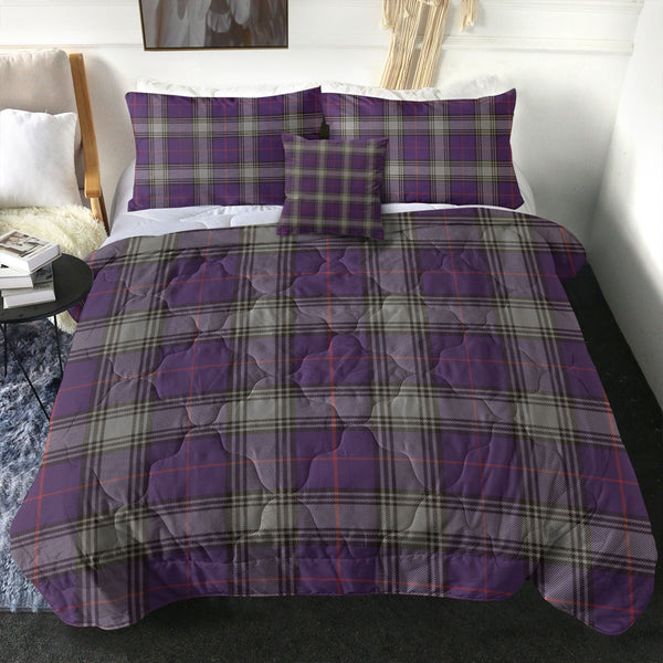 Kinnaird Weathered Clan Badge Tartan Comforter