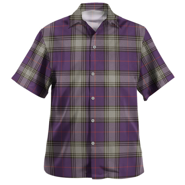 Kinnaird Weathered Clan Badge Tartan Hawaiian Shirt