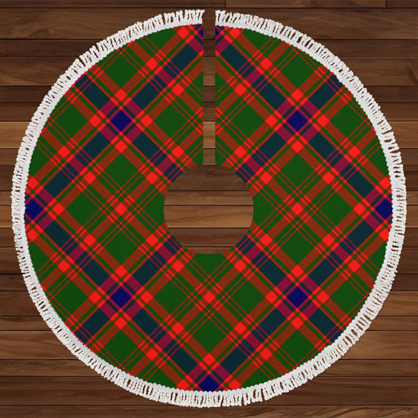 Kinninmont Clan Badge Tartan Christmas Tree Skirt