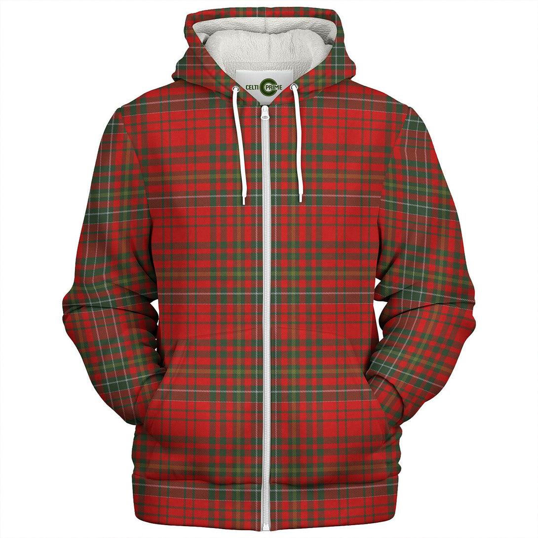 Kinnoull Modern Tartan Sherpa Hoodie