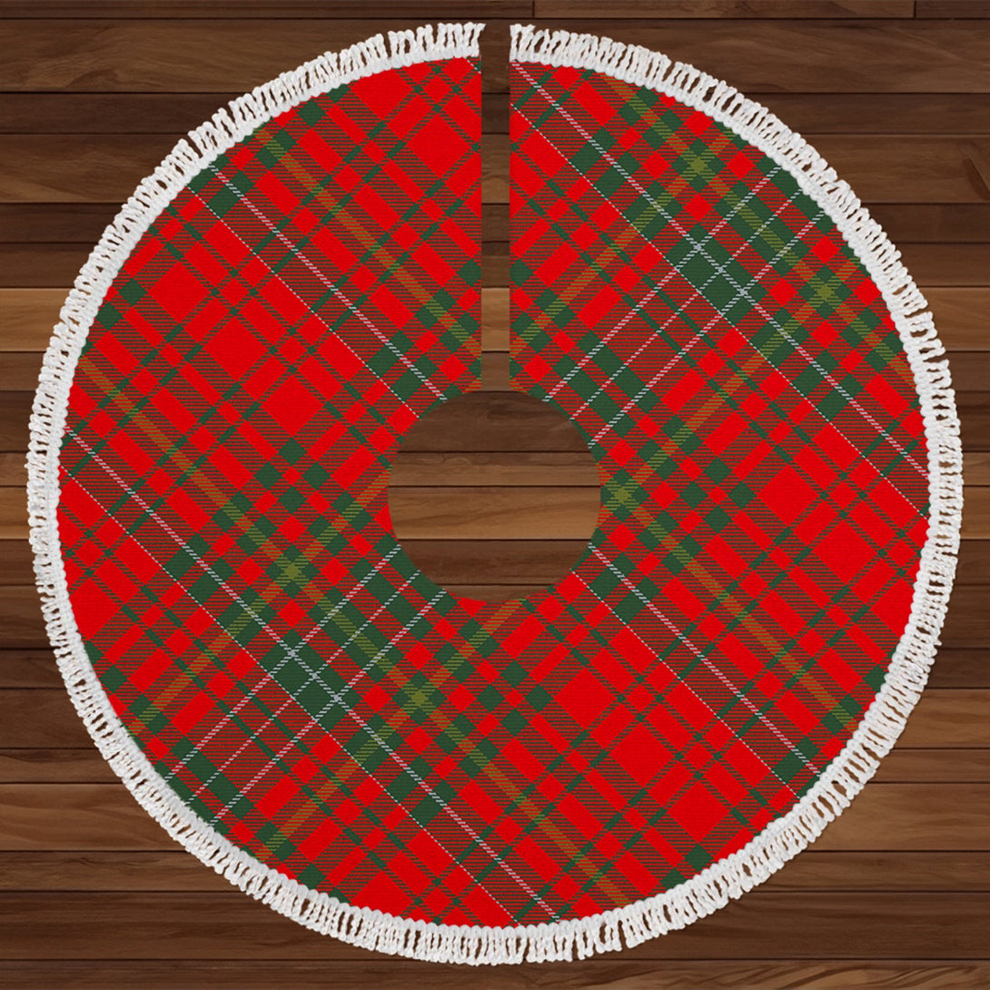 Kinnoull Modern Tartan Christmas Tree Skirt