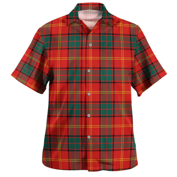 Kirk Modern Clan Badge Tartan Hawaiian Shirt