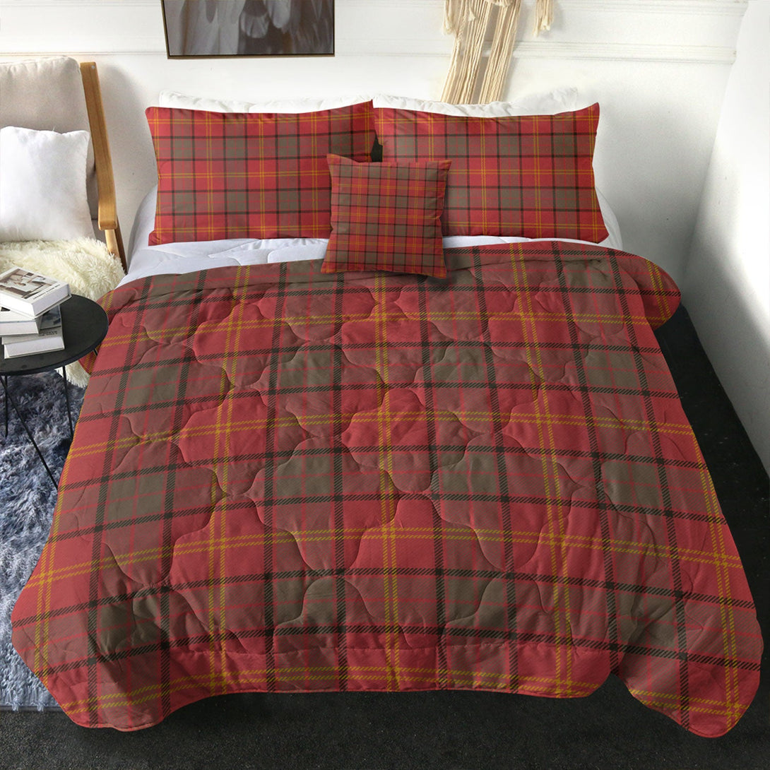 Kirk Weathered Clan Badge Tartan Comforter