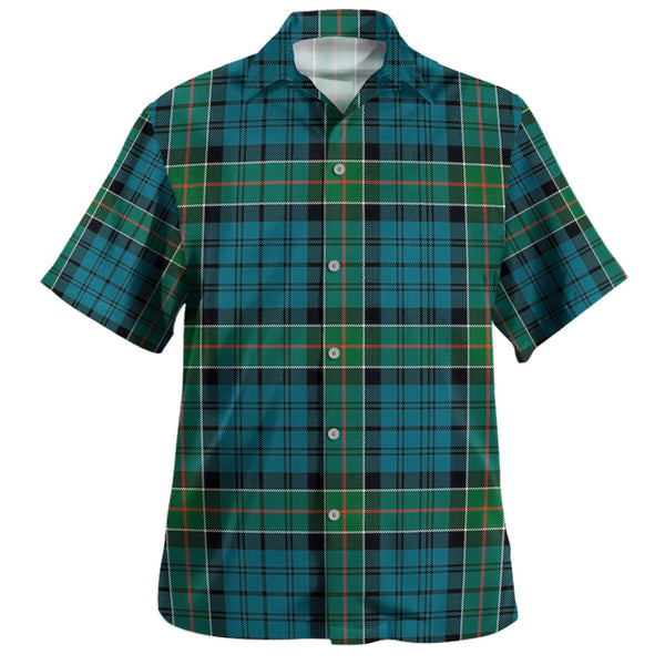 Kirkpatrick Clan Badge Tartan Hawaiian Shirt