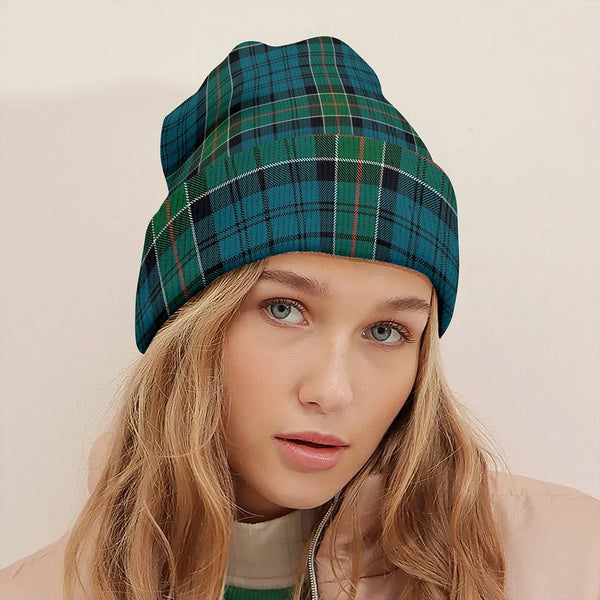 Kirkpatrick Clan Badge Tartan Knitted Beanie