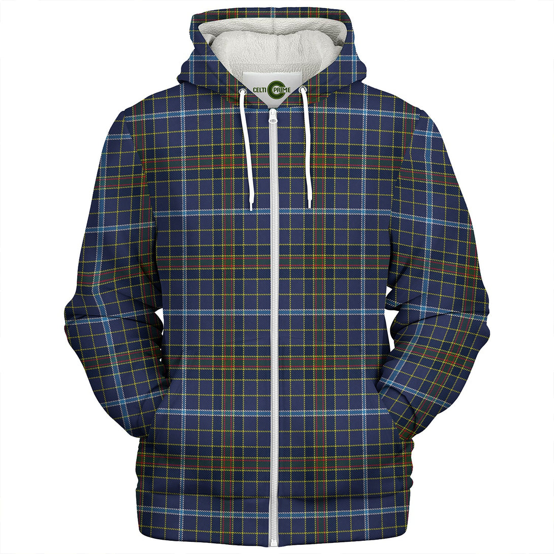 Knox Clan Badge Tartan Sherpa Hoodie