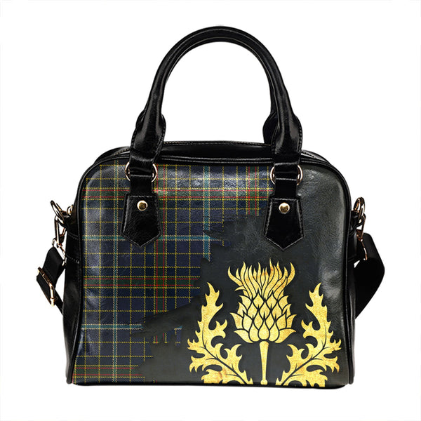 Knox Tartan Shoulder Handbag Thistle Oldest Style