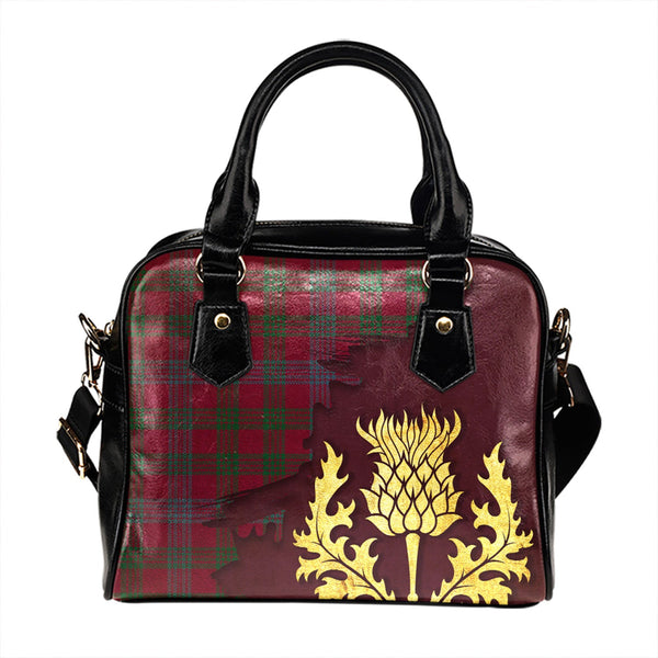 Laing Artefact (Lang Artefact) Modern Tartan Shoulder Handbag Thistle Oldest Style