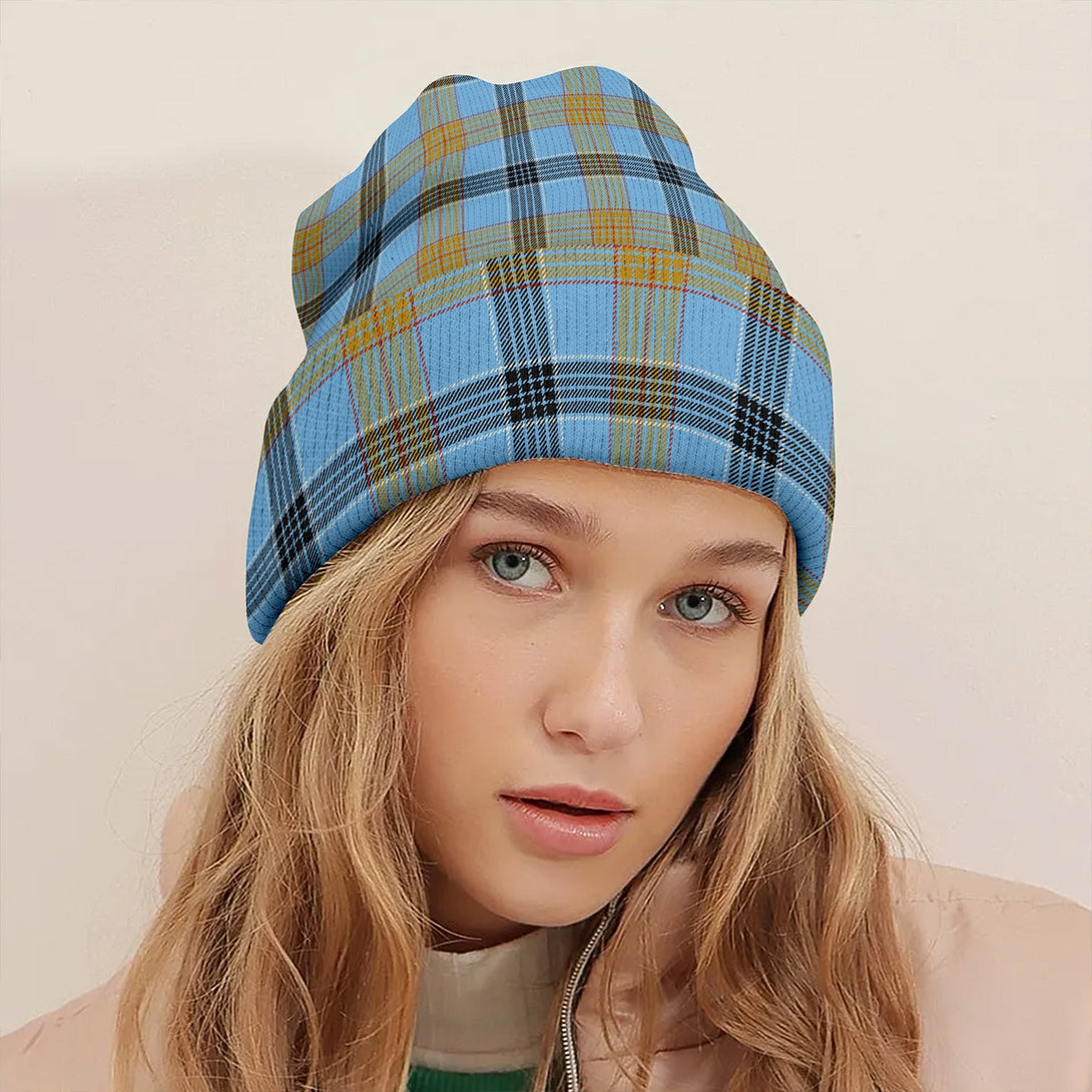 Laing (Lang) Ancient Clan Badge Tartan Knitted Beanie