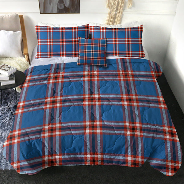 Laing of Archiestown (Lang of Archiestown) Ancient Clan Badge Tartan Comforter