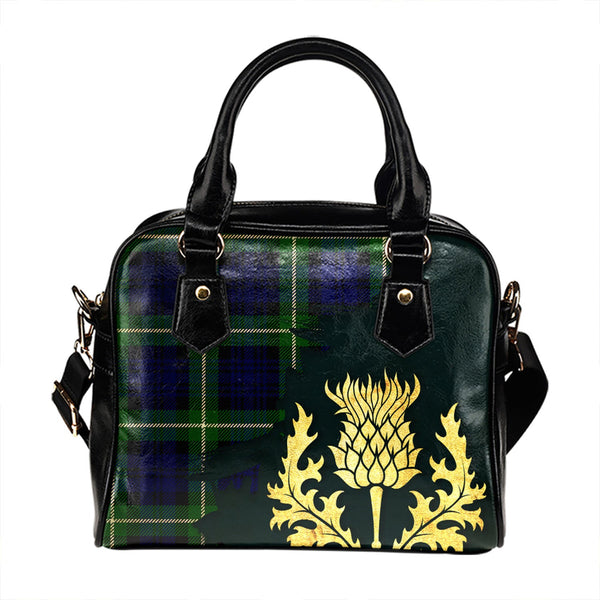 Lammie Tartan Shoulder Handbag Thistle Oldest Style