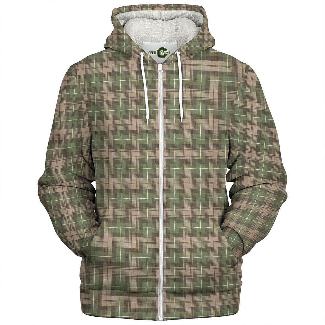 Lamont Heather (MacLamont Heather) Ancient Tartan Sherpa Hoodie