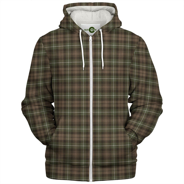 Lamont Heather (MacLamont Heather) Modern Tartan Sherpa Hoodie