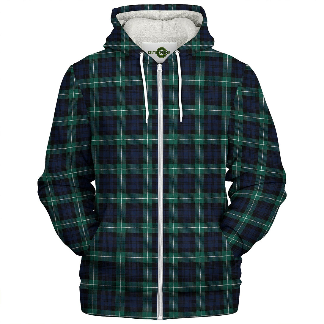 Lamont Modern Clan Badge Tartan Sherpa Hoodie