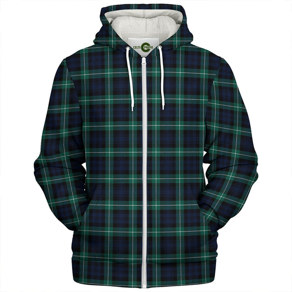 Lamont (MacLamont) Modern Clan Badge Tartan Sherpa Hoodie