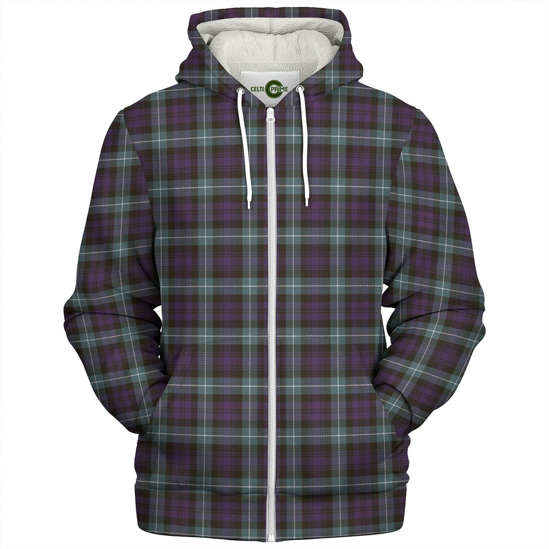 Lamont (MacLamont) Weathered Tartan Sherpa Hoodie