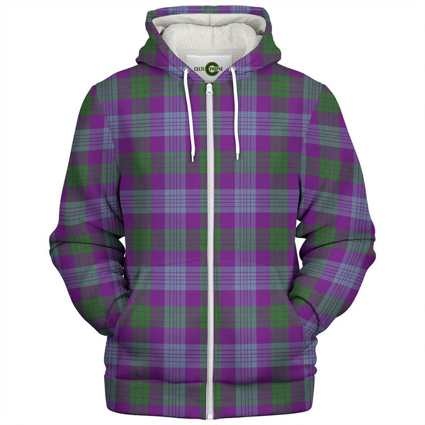 Lang (Laing) Ancient Tartan Sherpa Hoodie