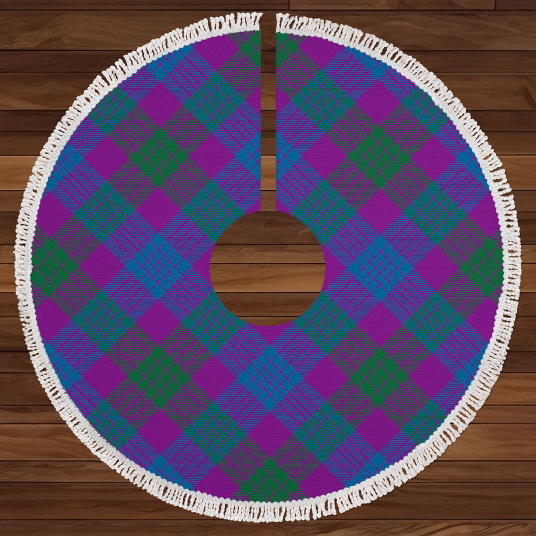 Lang (Laing) Modern Tartan Christmas Tree Skirt