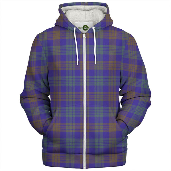 Lang (Laing) Weathered Tartan Sherpa Hoodie