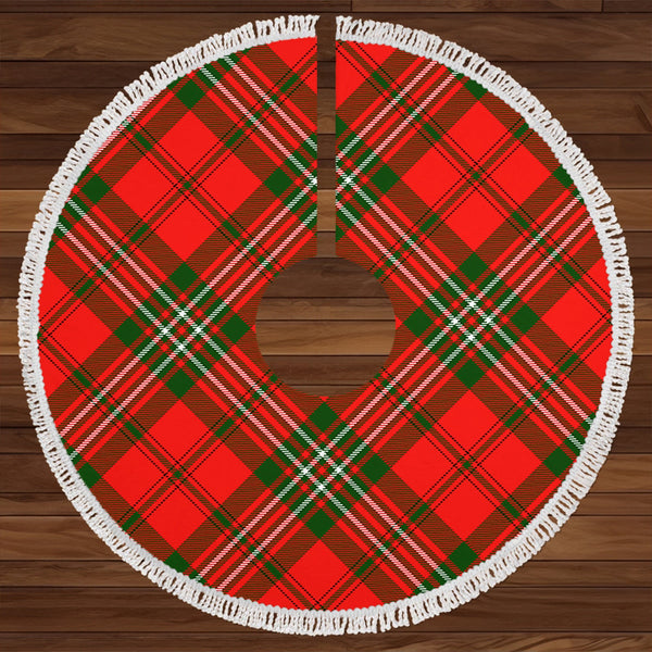 Langlands Clan Badge Tartan Christmas Tree Skirt