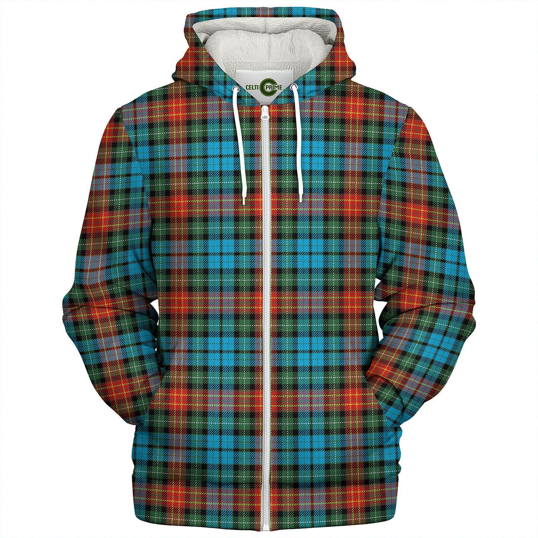 Langston Modern Tartan Sherpa Hoodie