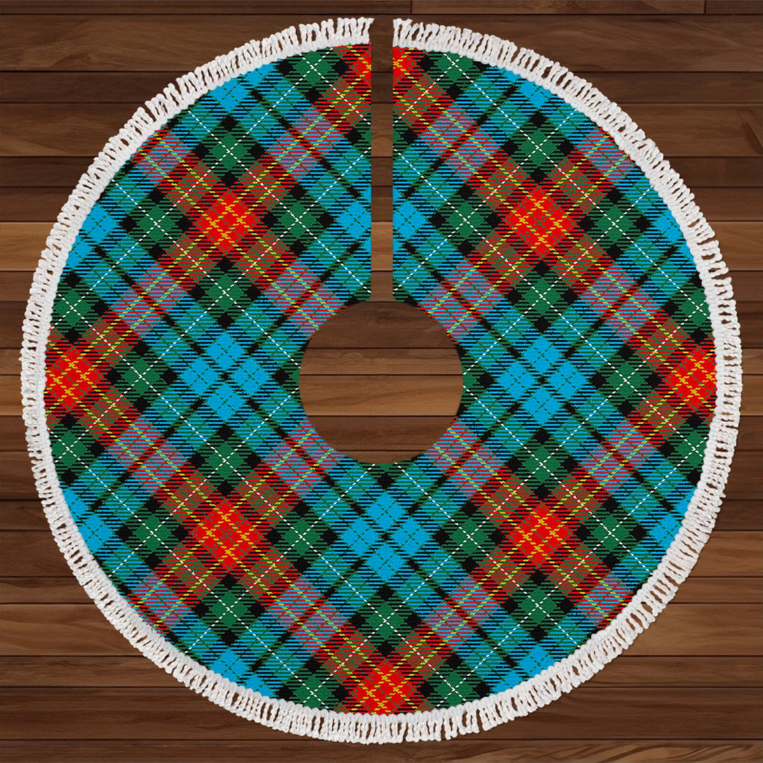 Langston Modern Tartan Christmas Tree Skirt