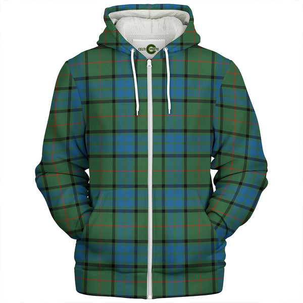 Lauder Ancient Clan Badge Tartan Sherpa Hoodie