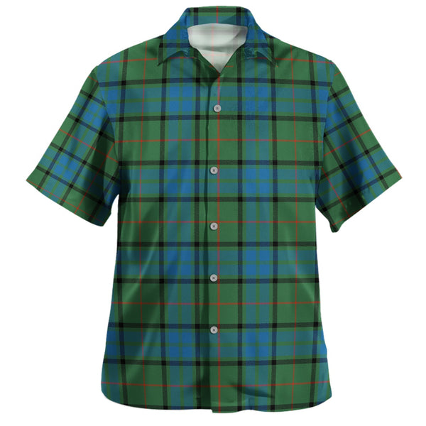 Lauder Ancient Clan Badge Tartan Hawaiian Shirt