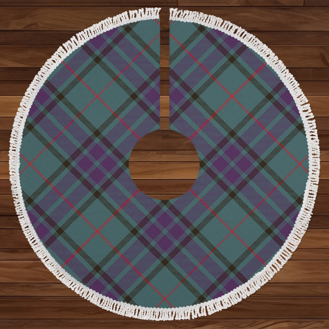 Lauder Weathered Tartan Christmas Tree Skirt