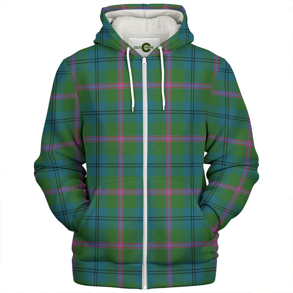 Laurie Ancient Clan Badge Tartan Sherpa Hoodie