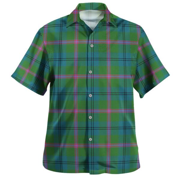 Laurie Ancient Clan Badge Tartan Hawaiian Shirt