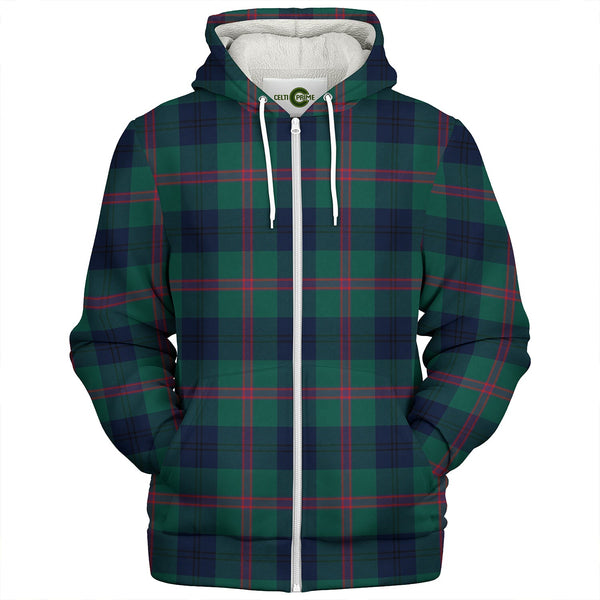 Laurie Modern Clan Badge Tartan Sherpa Hoodie