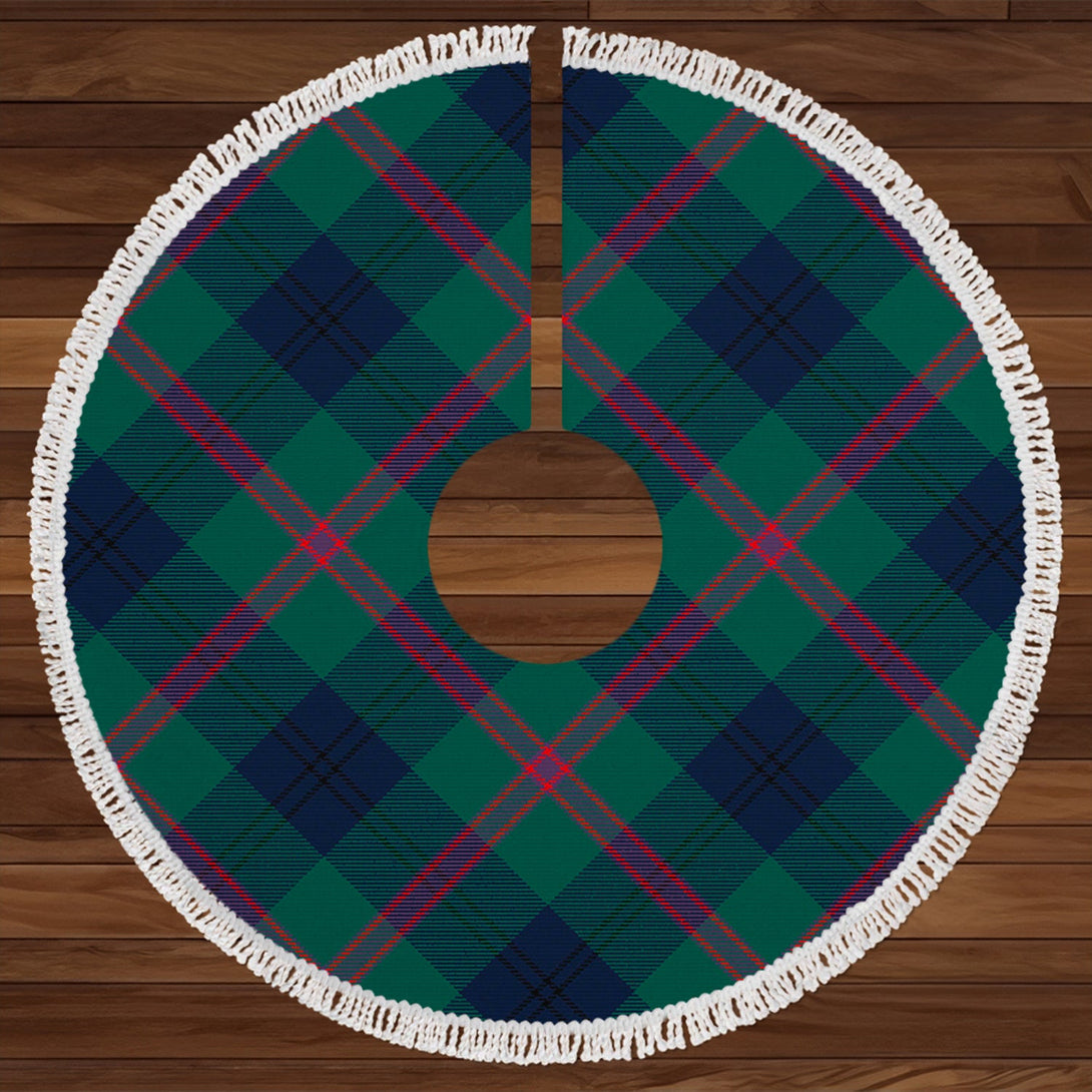 Laurie Modern Tartan Christmas Tree Skirt