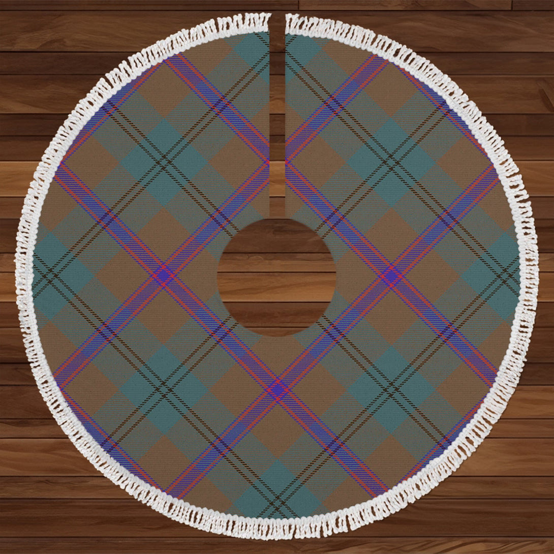 Laurie Weathered Tartan Christmas Tree Skirt